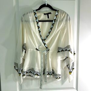 BCBG 100% silk shirt